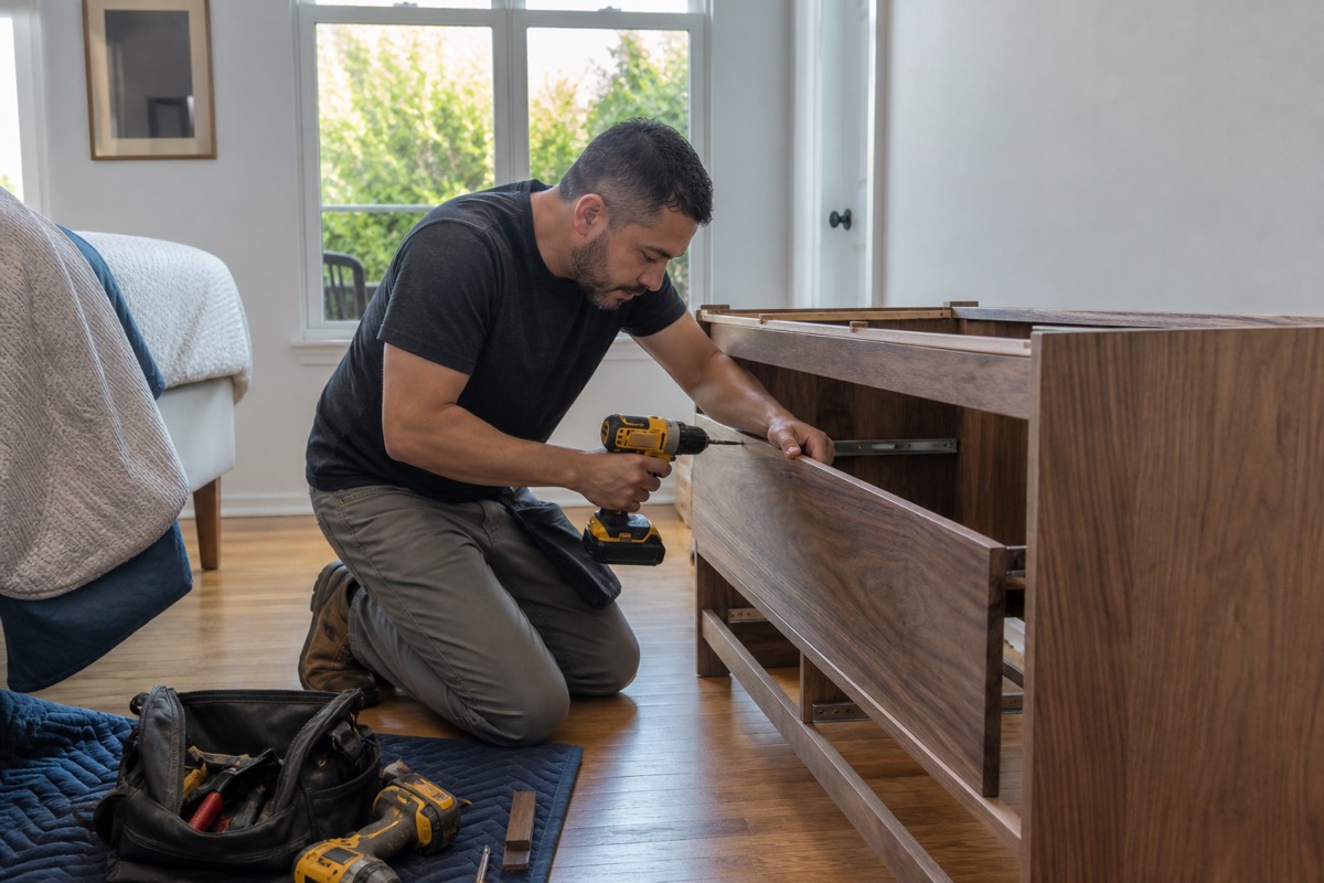 Handyman specialist at work